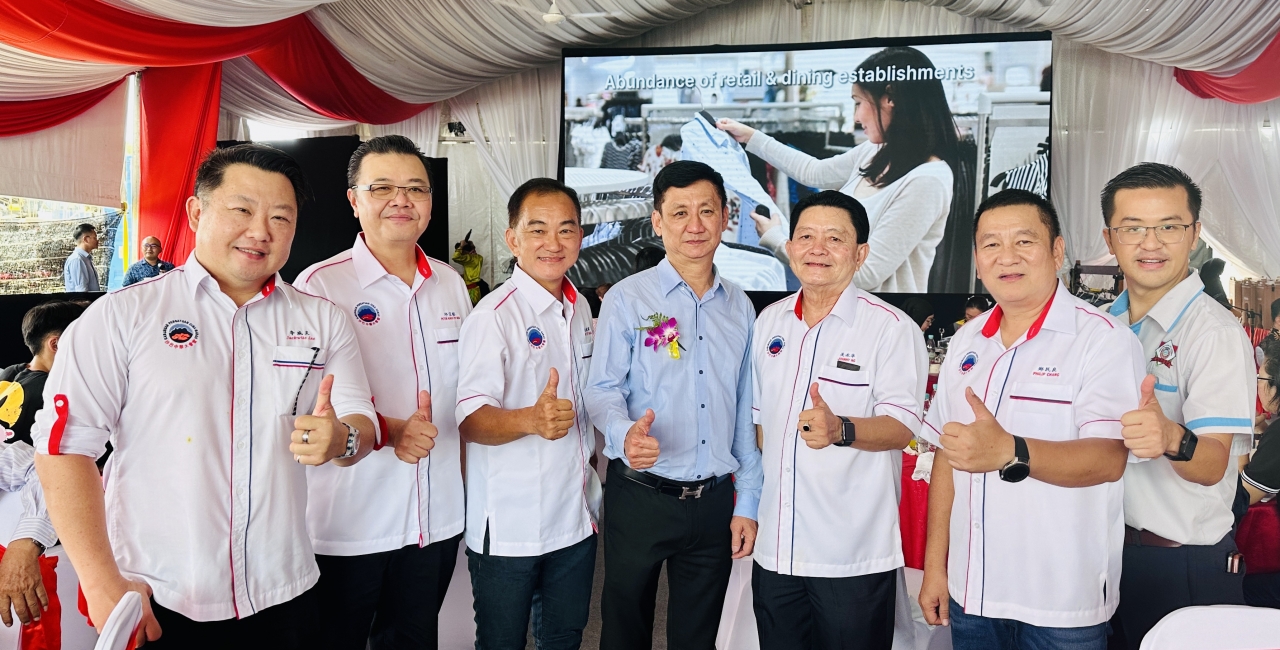 沙华堂领导出席《88 AVENUE》推介仪式，共同见证沙巴城市发展新里程碑