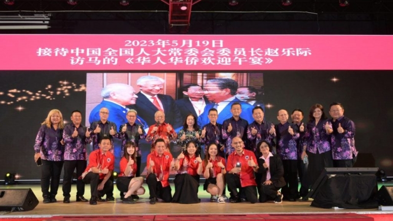 吴添泉率沙华堂出席华总大会及华总之夜